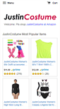Mobile Screenshot of justincostume.com